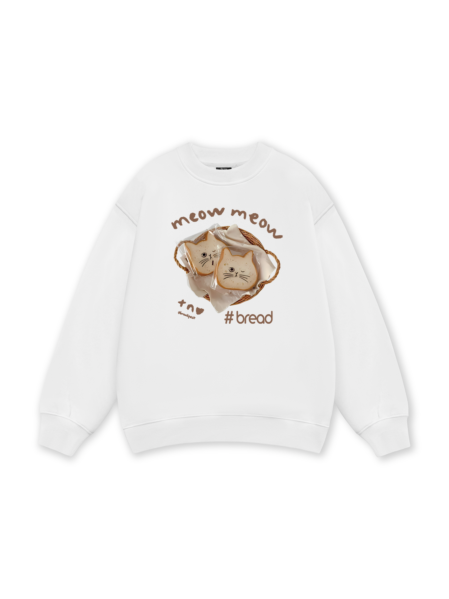 Sweet Pastry Meow Meow Bead Sweater