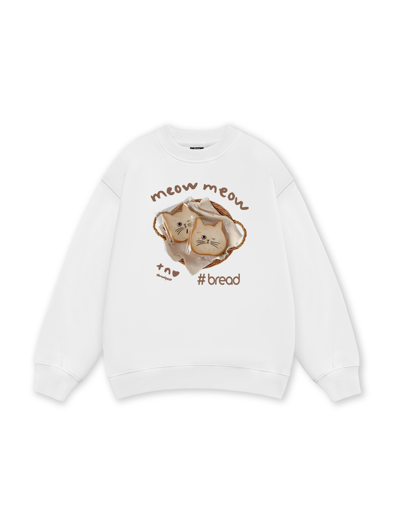 Sweet Pastry Meow Meow Bead Sweater