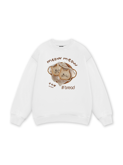 Sweet Pastry Meow Meow Bead Sweater