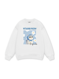 Flower With Meow Sweater