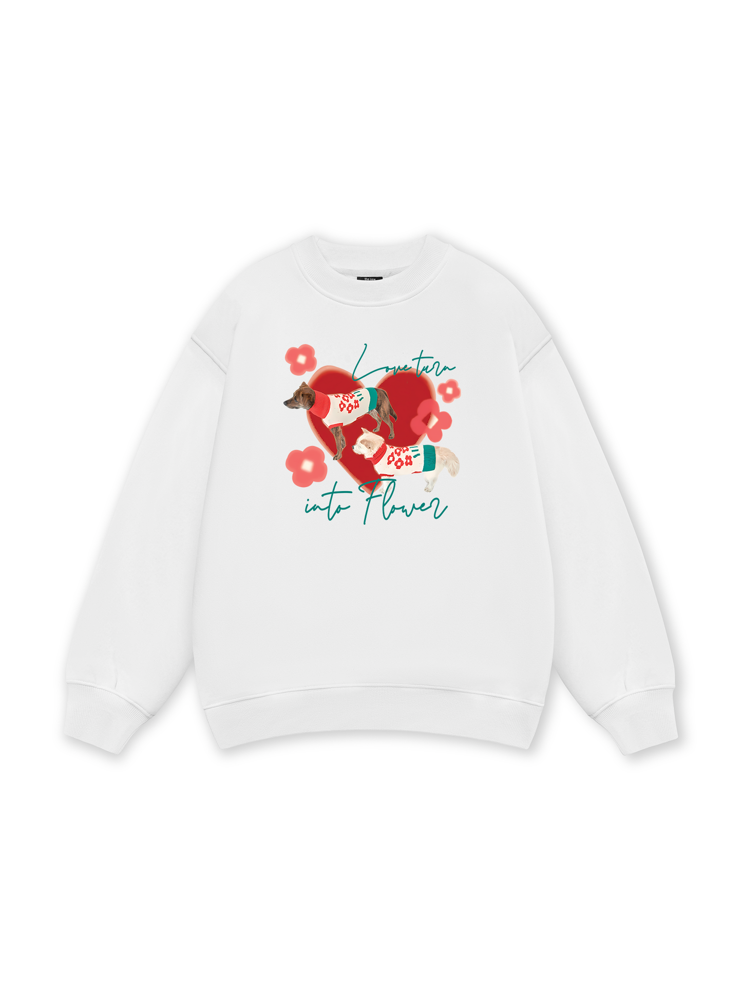 Animal Mood Love Turr Into Flower Sweater