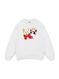 Animal Mood Bestie Puppy And Meow Sweater