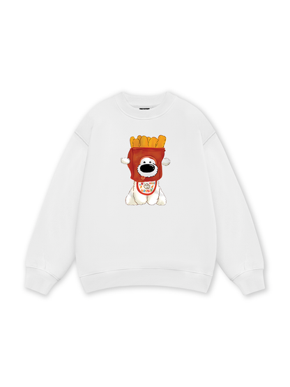 Sweet Pastry Cute Dog With Bread Sweater