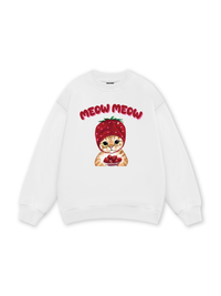 Meow Meow Strawberry Sweater