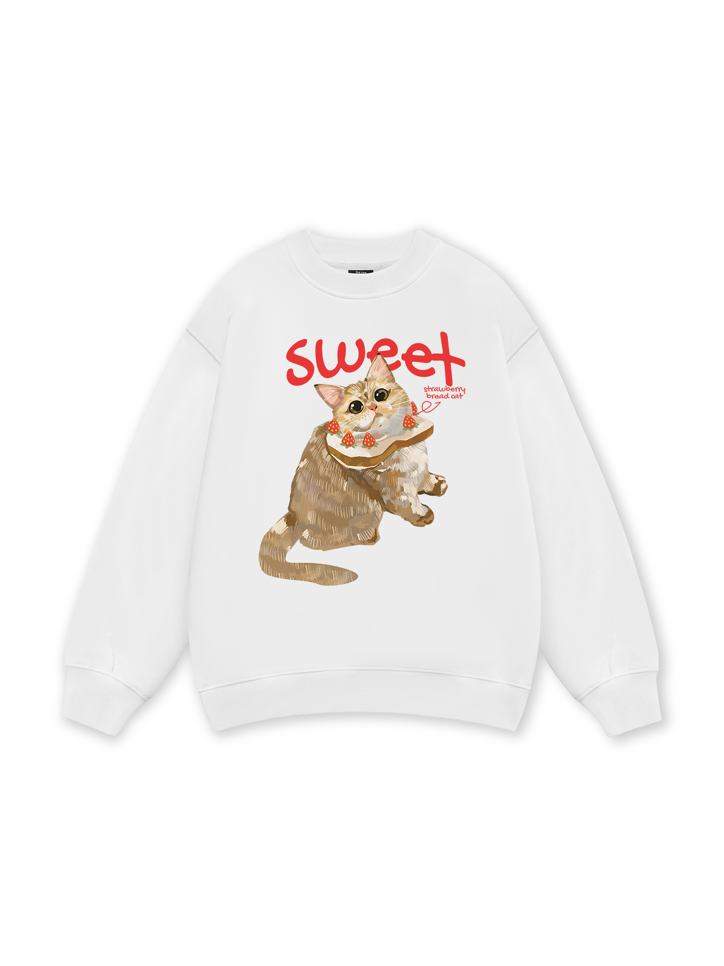 Strawberry Bread Cat Sweater