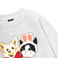 Animal Mood Bestie Puppy And Meow Sweater