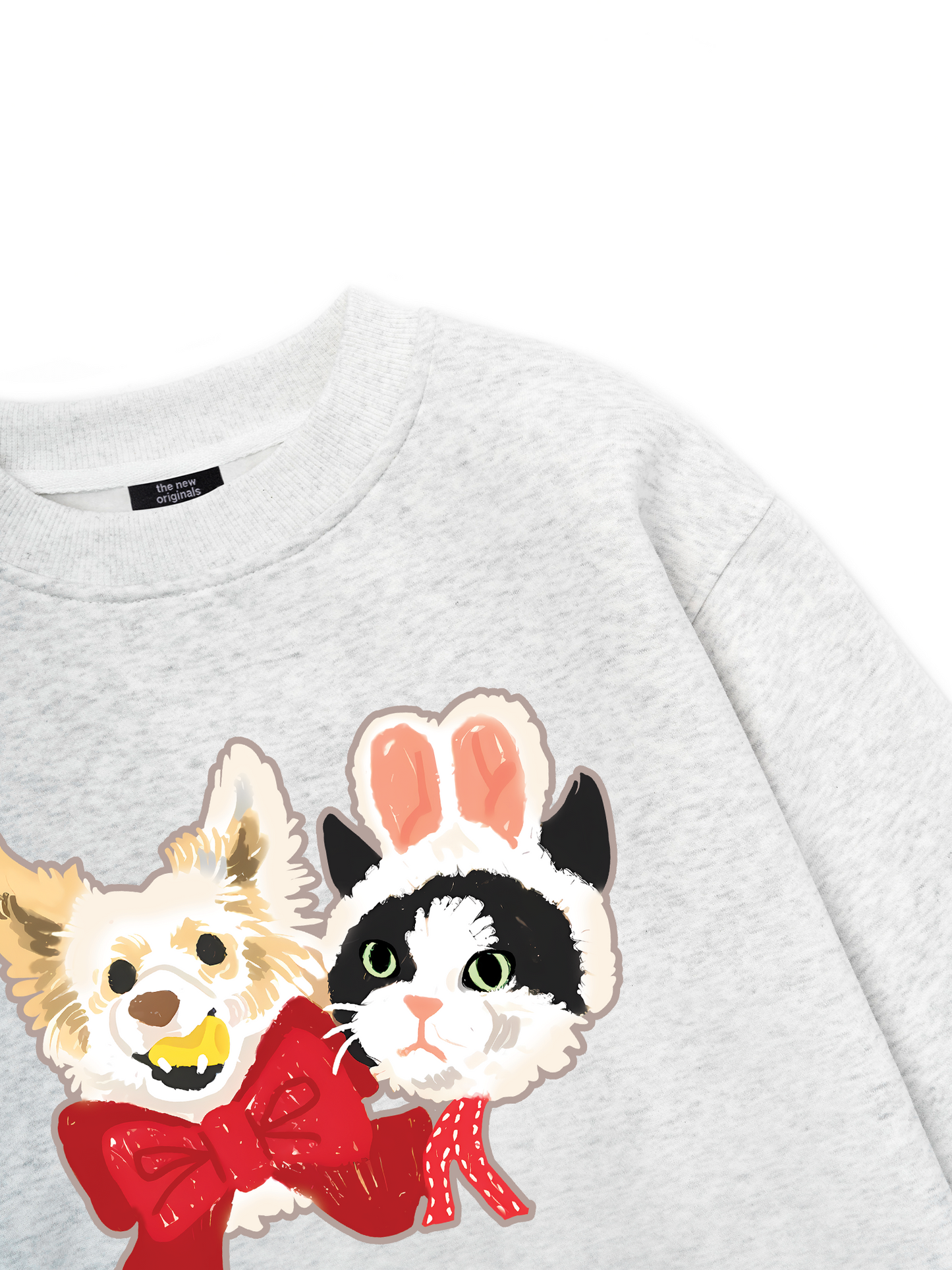 Animal Mood Bestie Puppy And Meow Sweater