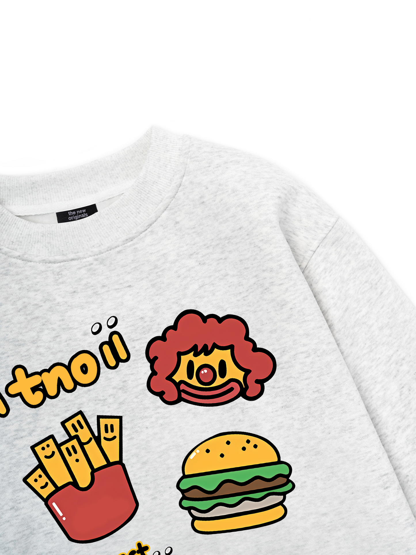 Sweet Pastry Burger Fry Sweater
