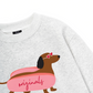 Pink Dachshund Sweater