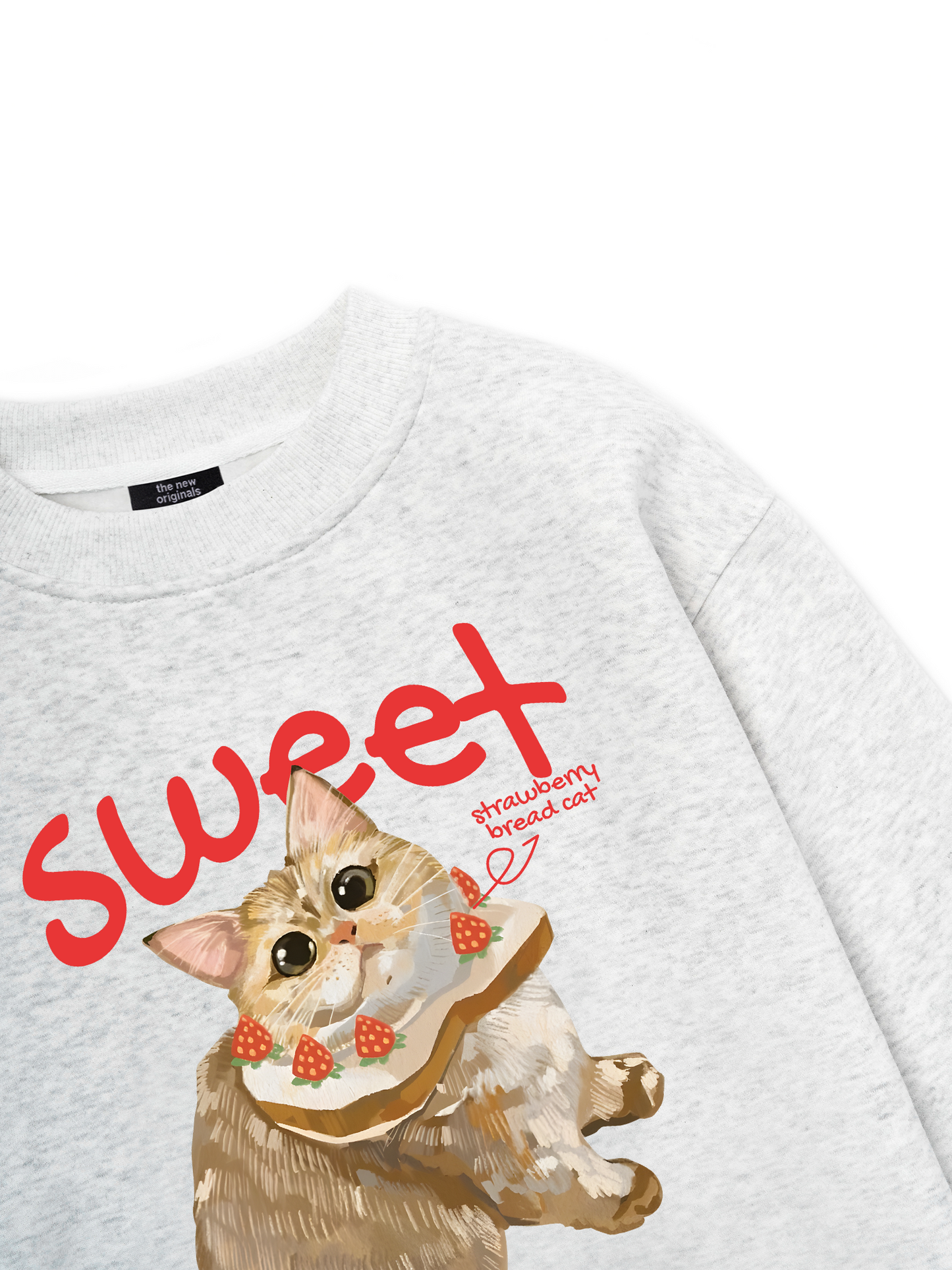 Strawberry Bread Cat Sweater