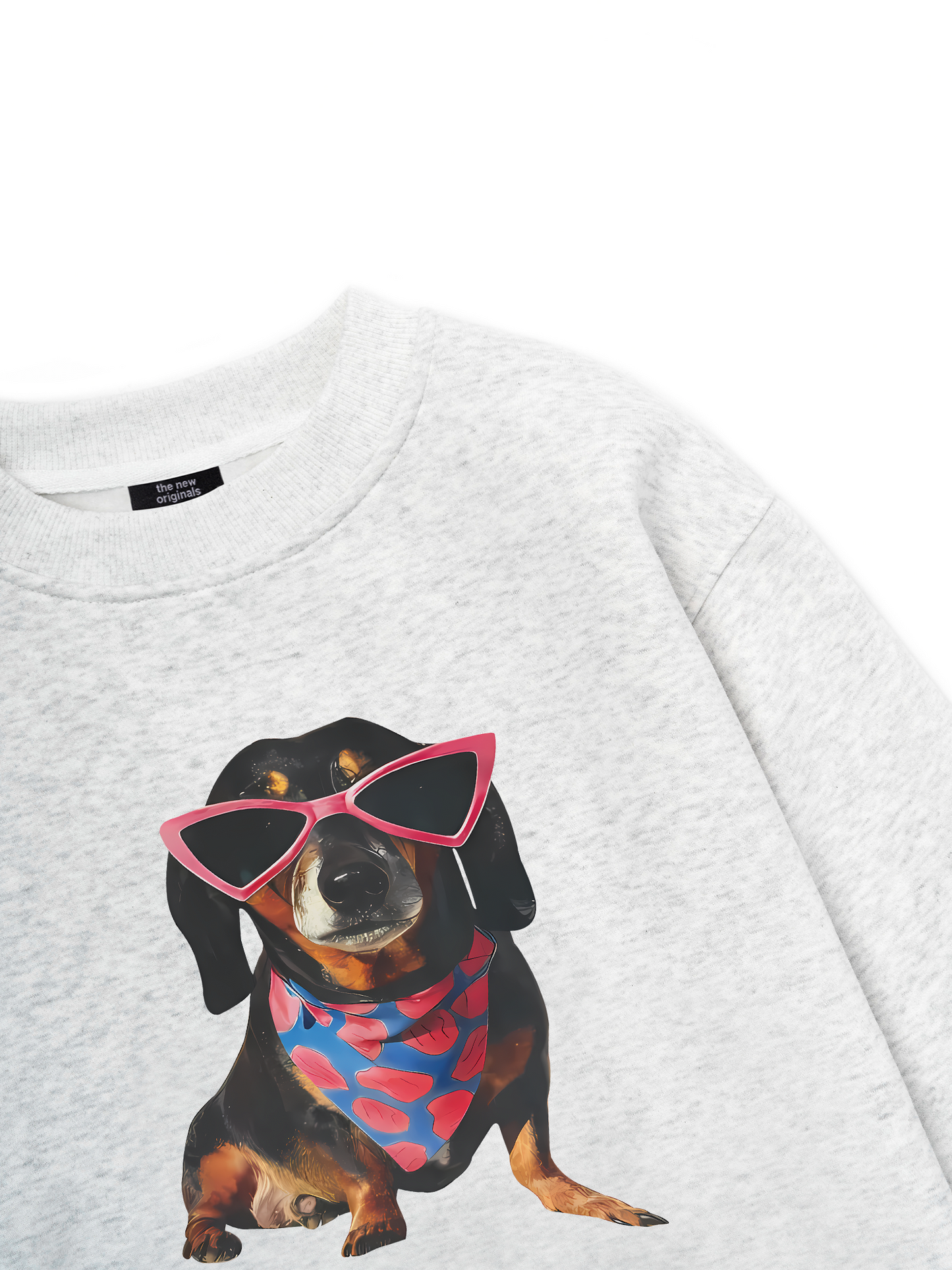 Animal Pink Glasses Sweater