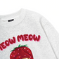 Meow Meow Strawberry Sweater