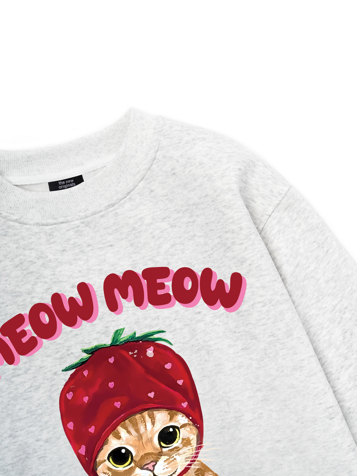 Meow Meow Strawberry Sweater