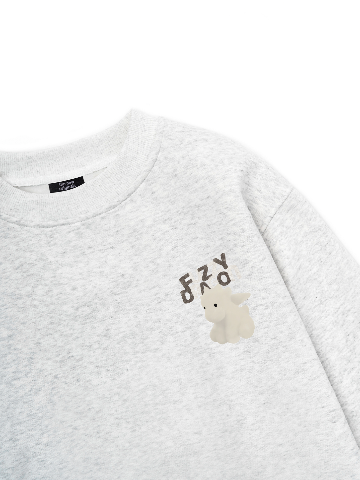 Fuzzy Font Dragon Sweater