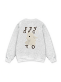 Fuzzy Font Dragon Sweater