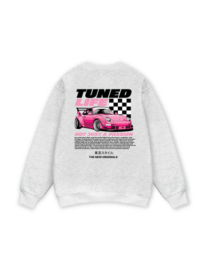 CAR Tuned Pink Sweater