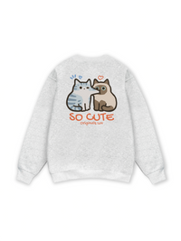 So Cute Cat Couple Sweater