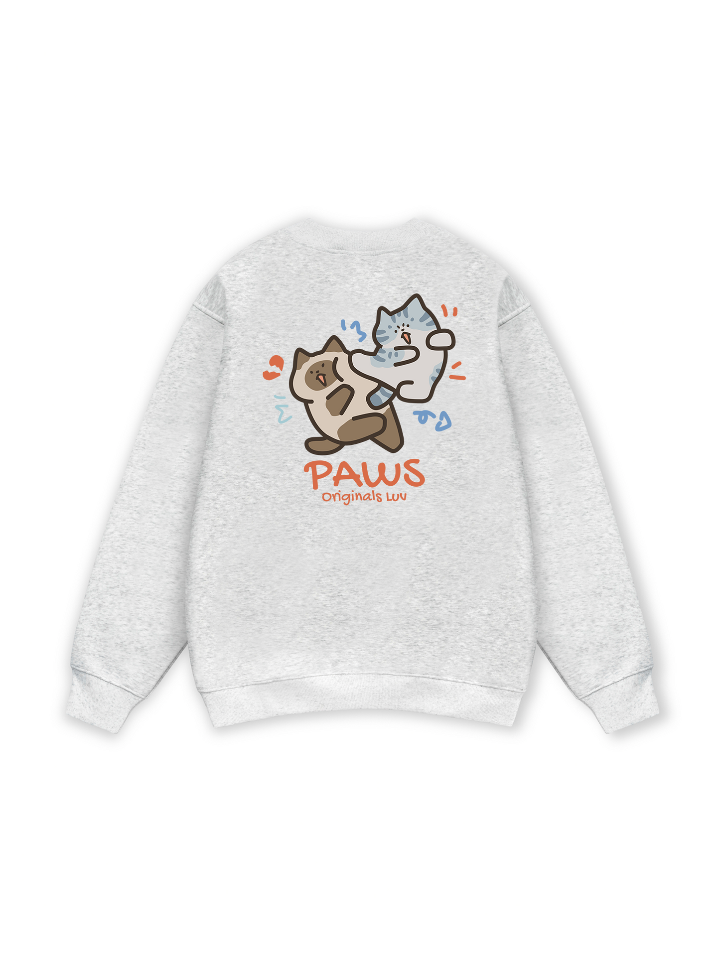 Paws Luv Cat Couple Sweater