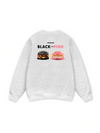 Sweet Pastry Black Pink Meow Meow Strawberry Sweater