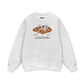 Sweet Pastry Silver Bow  Sweater