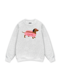 Pink Dachshund Sweater