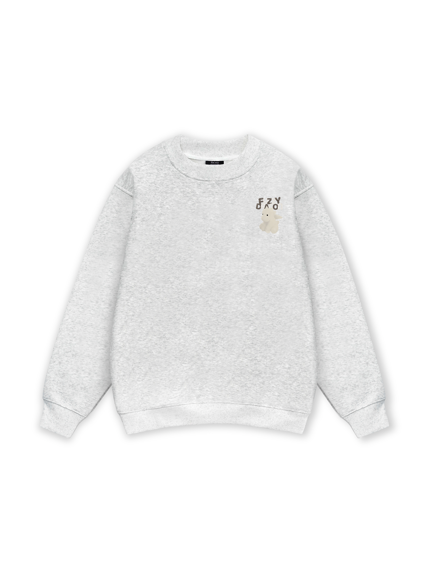 Fuzzy Font Dragon Sweater