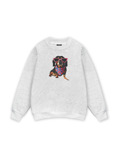 Animal Pink Glasses Sweater