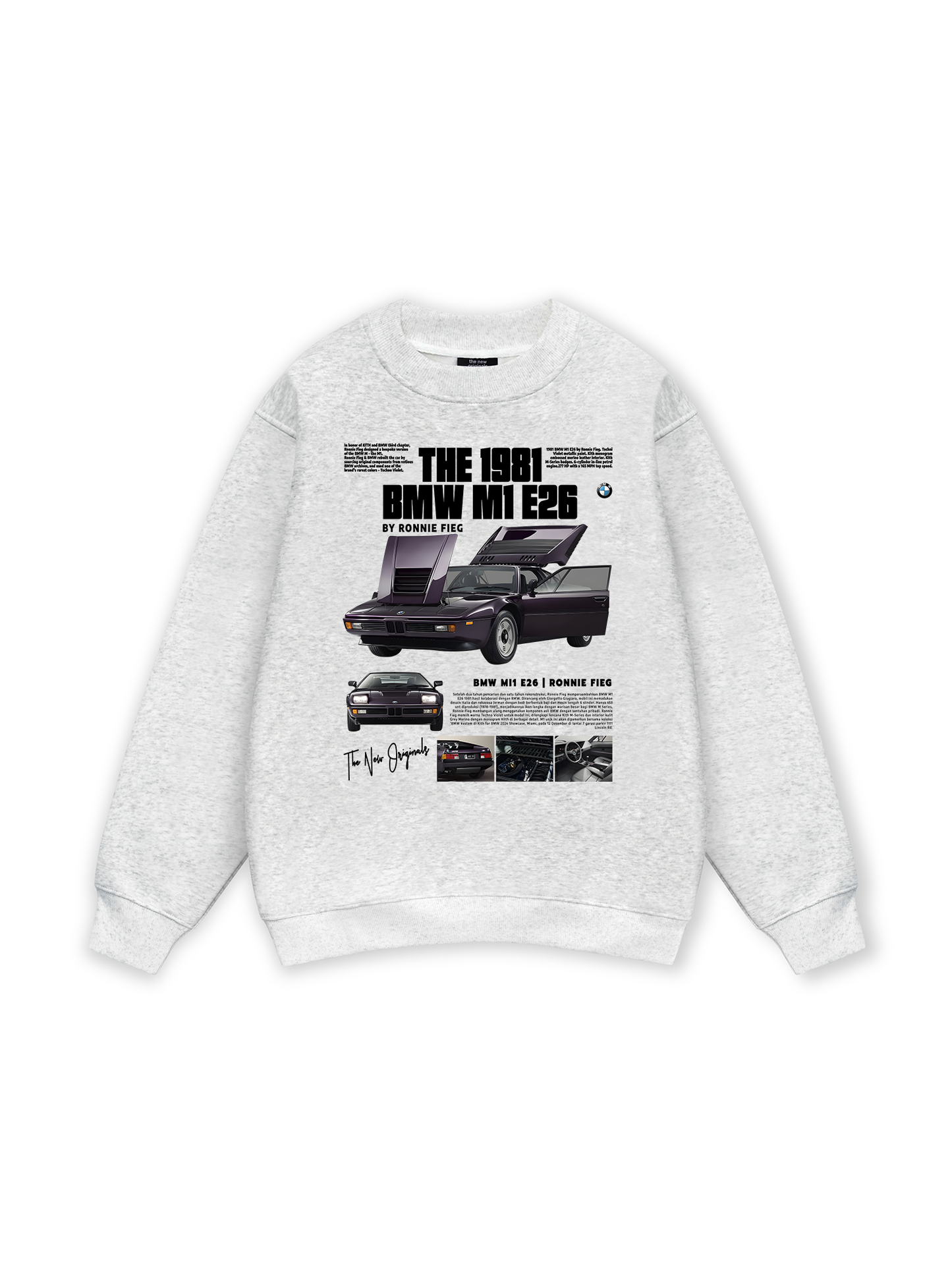 CAR The 1981 BMW M1 E26 Sweater
