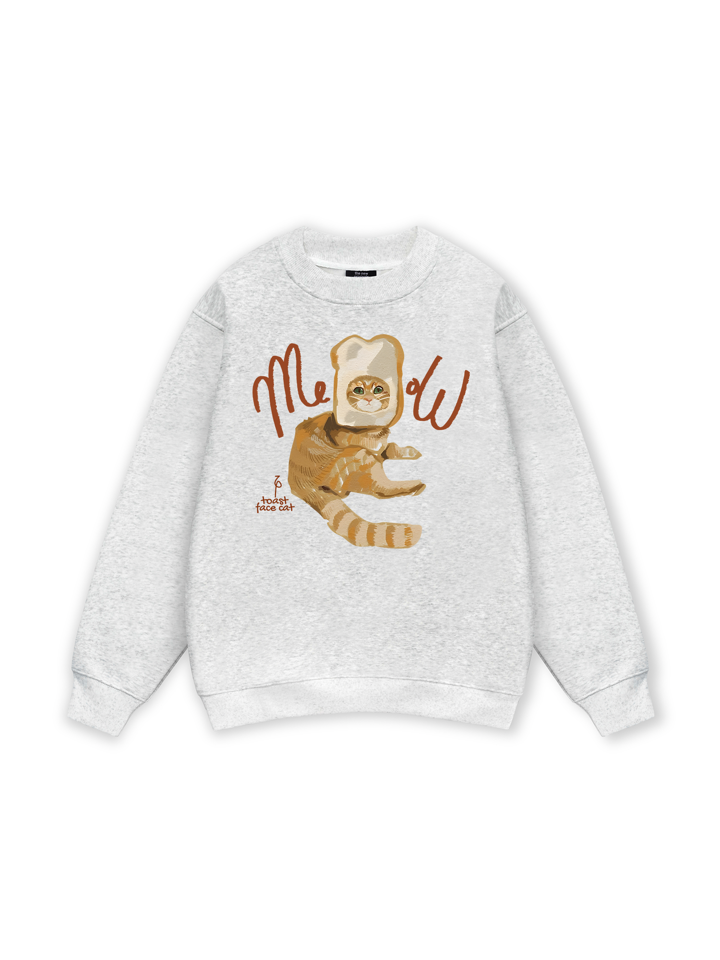 Toast Face Cat Sweater