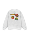 Sweet Pastry Burger Fry Sweater