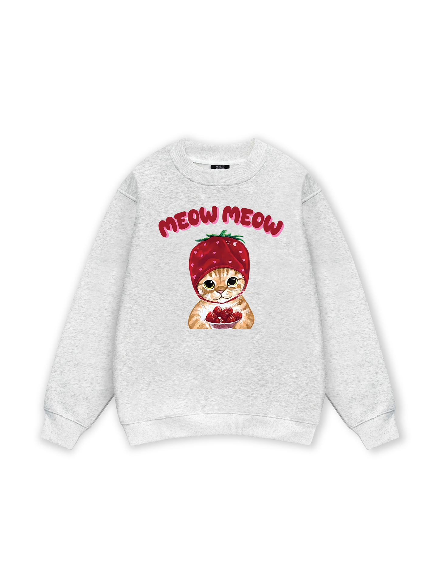 Meow Meow Strawberry Sweater