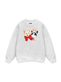 Animal Mood Bestie Puppy And Meow Sweater