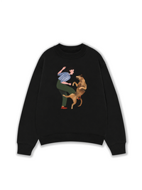 Áo Sweater Nỉ Hai Da Dancing
