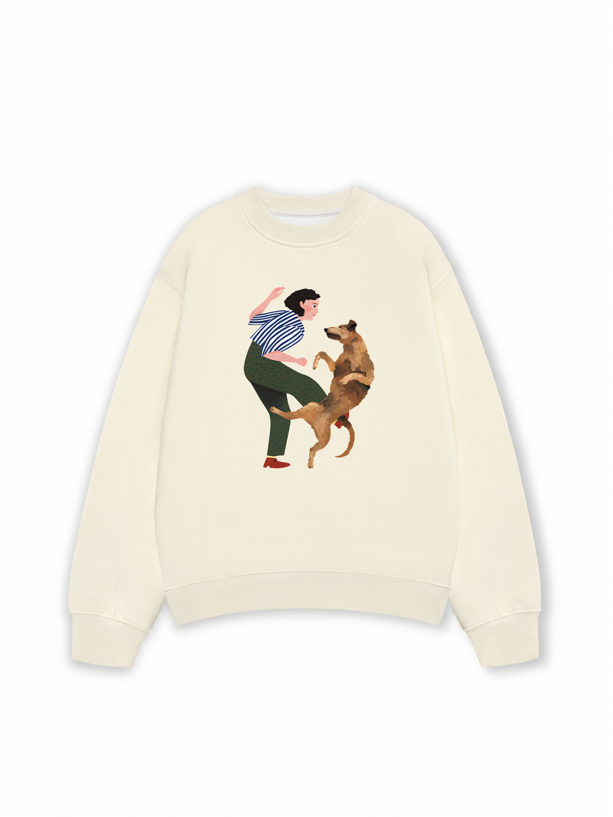 Áo Sweater Nỉ Hai Da Dancing