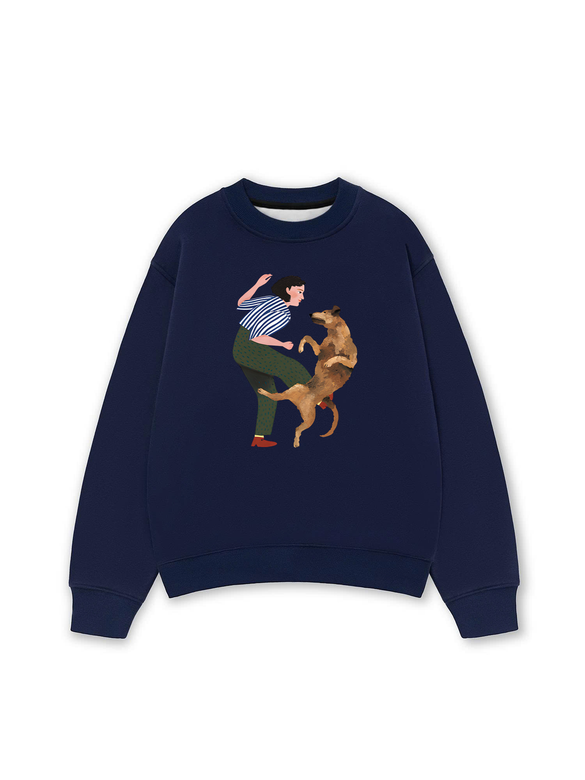 Áo Sweater Nỉ Hai Da Dancing