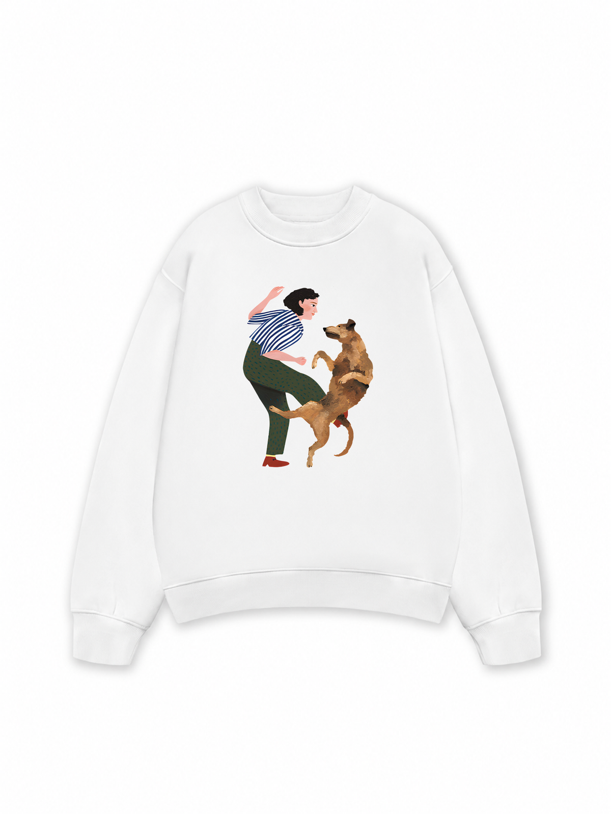 Áo Sweater Nỉ Hai Da Dancing