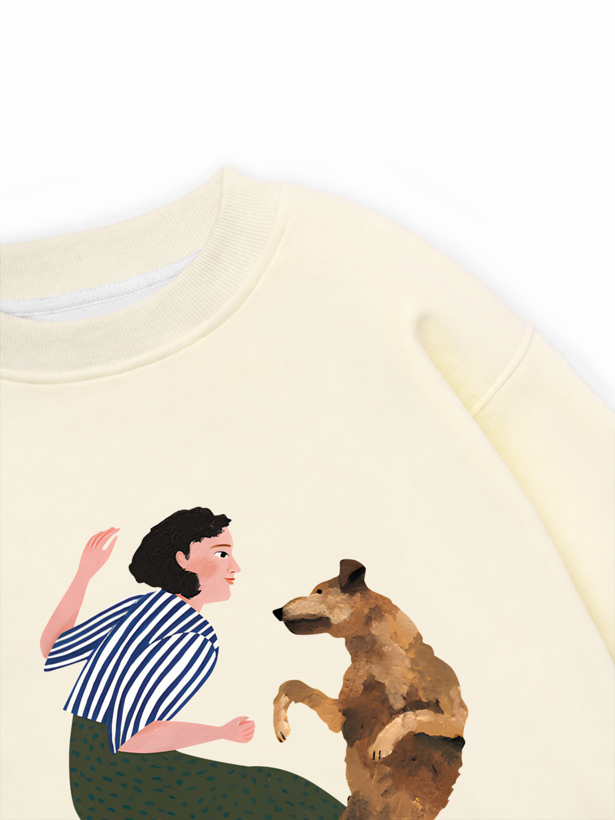 Áo Sweater Nỉ Hai Da Dancing
