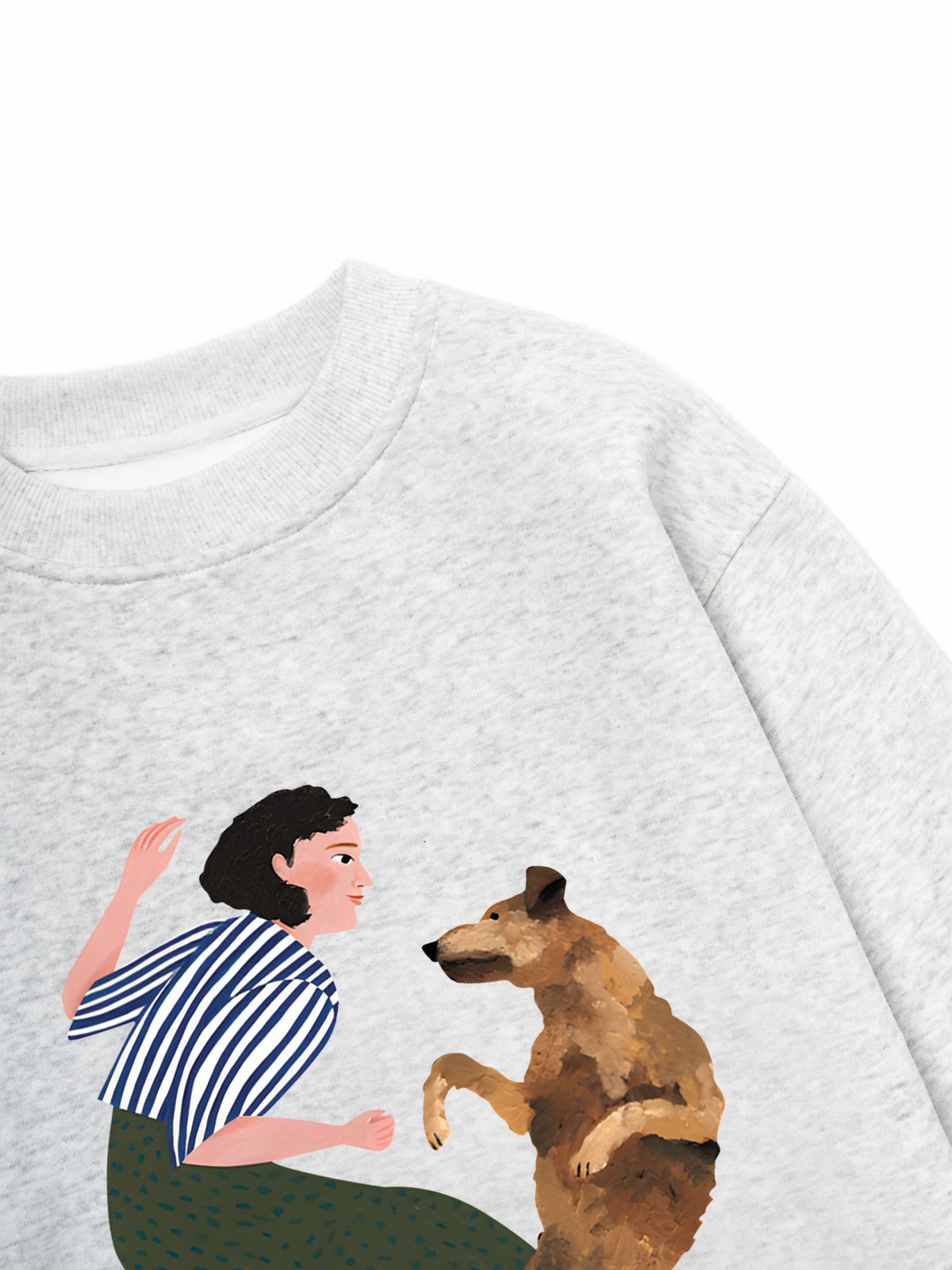 Áo Sweater Nỉ Hai Da Dancing