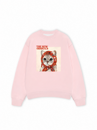 Áo Sweater Nỉ Hai Da Muse cat