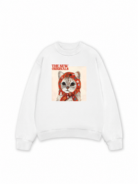 Áo Sweater Nỉ Hai Da Muse cat
