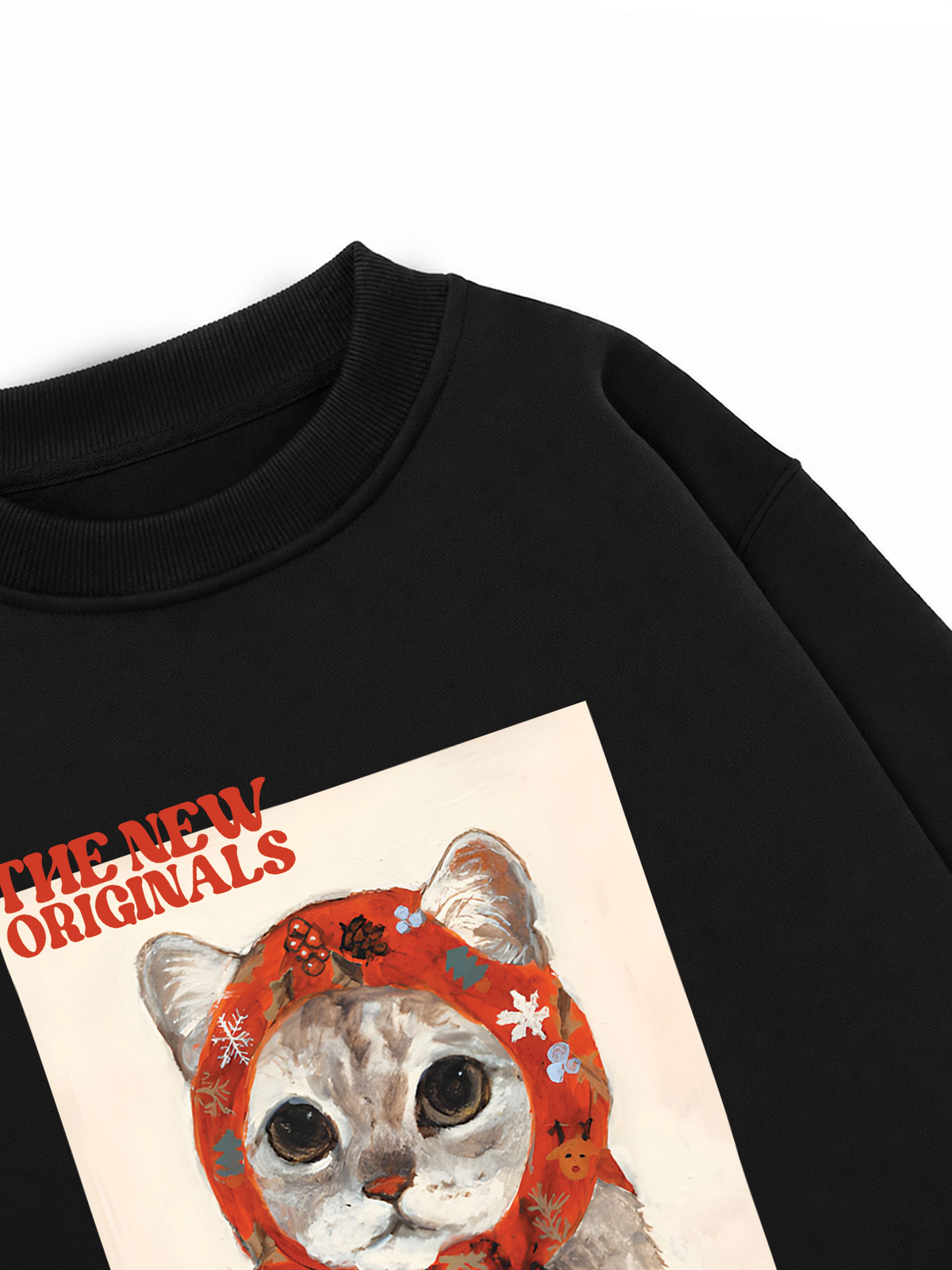 Áo Sweater Nỉ Hai Da Muse cat