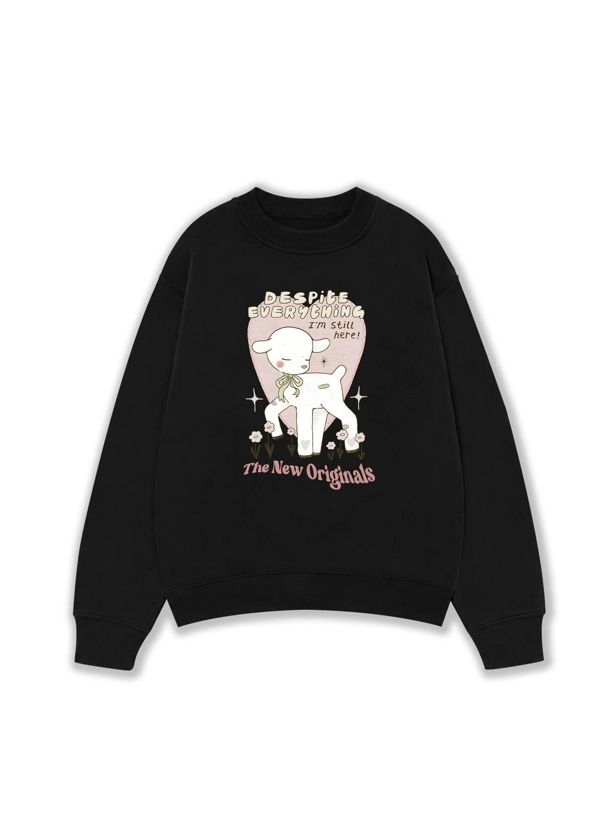 Áo Sweater Nỉ Hai Da Despite everything I'm still here