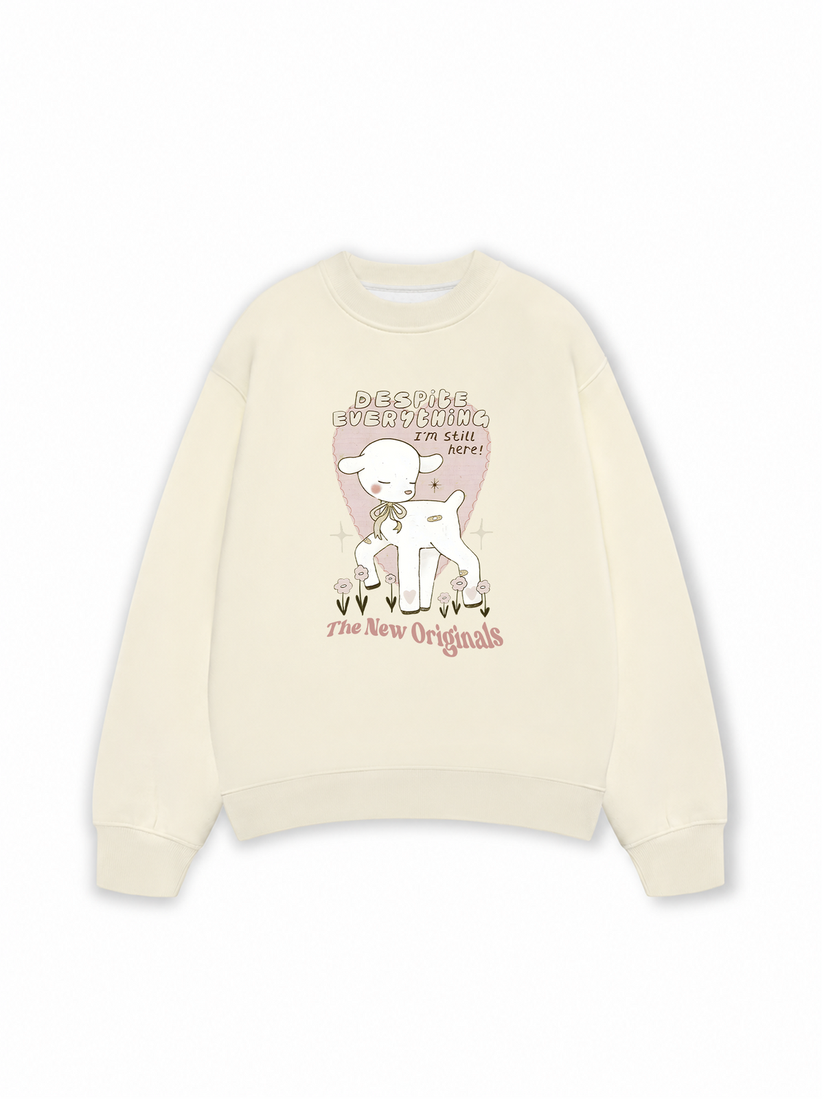 Áo Sweater Nỉ Hai Da Despite everything I'm still here