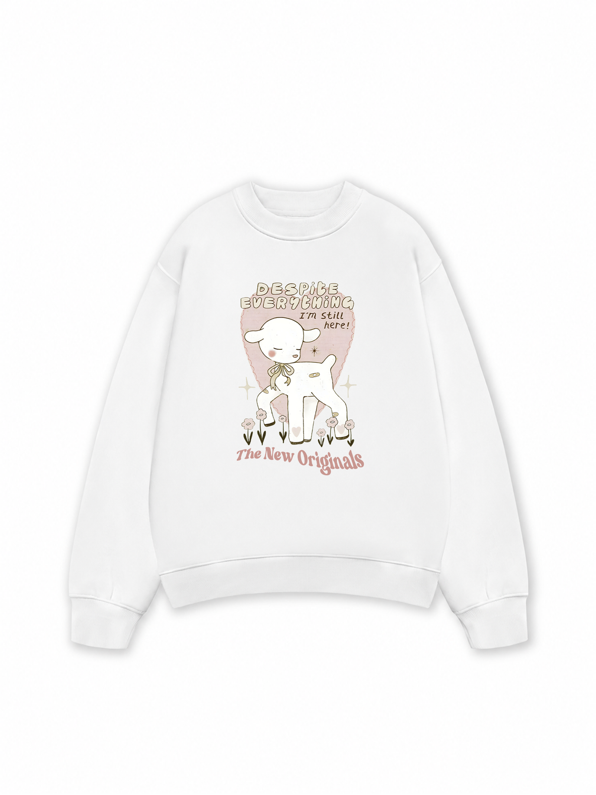 Áo Sweater Nỉ Hai Da Despite everything I'm still here