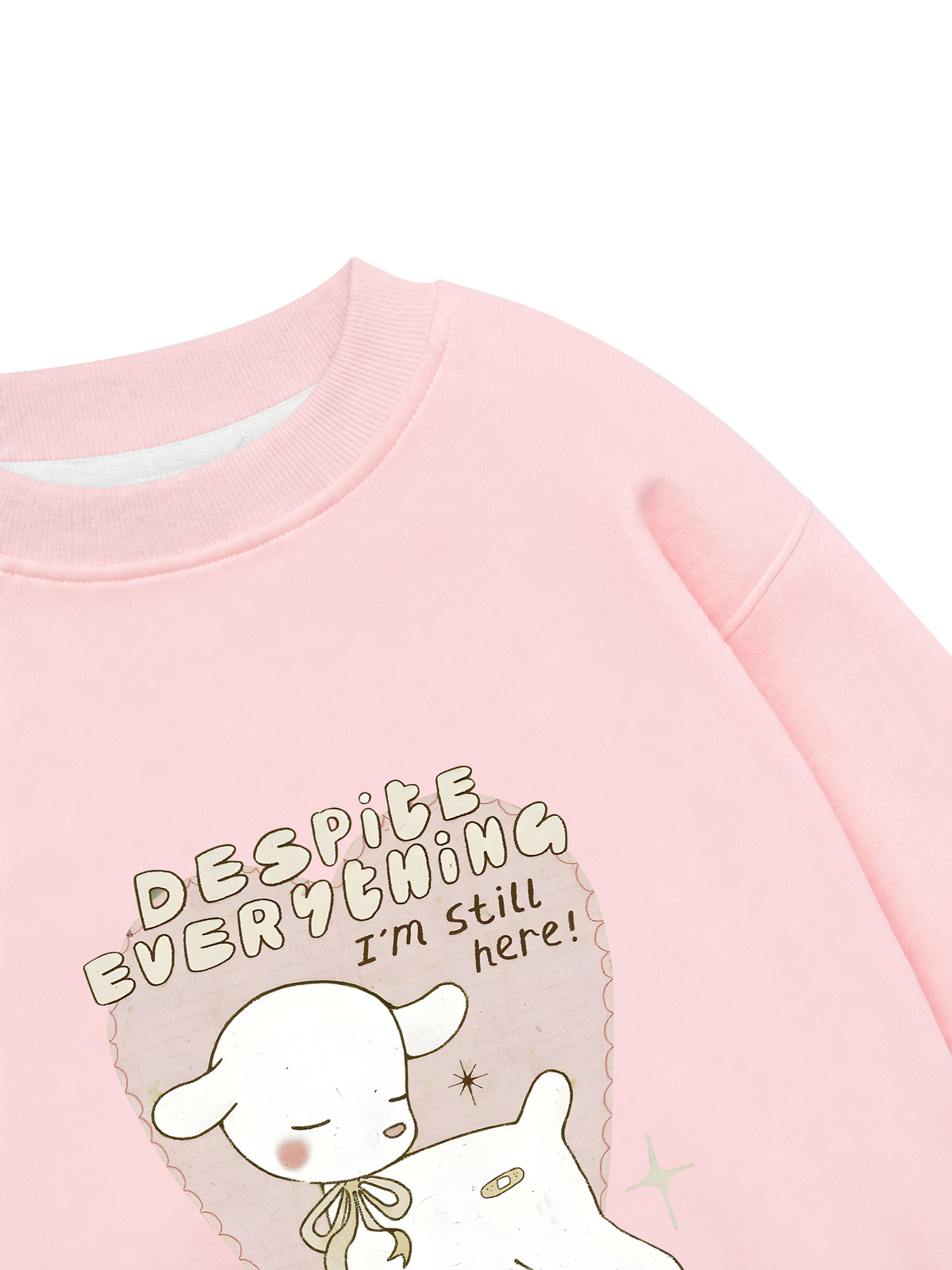 Áo Sweater Nỉ Hai Da Despite everything I'm still here