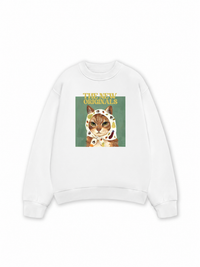 Áo Sweater Nỉ Hai Da Lady Cat