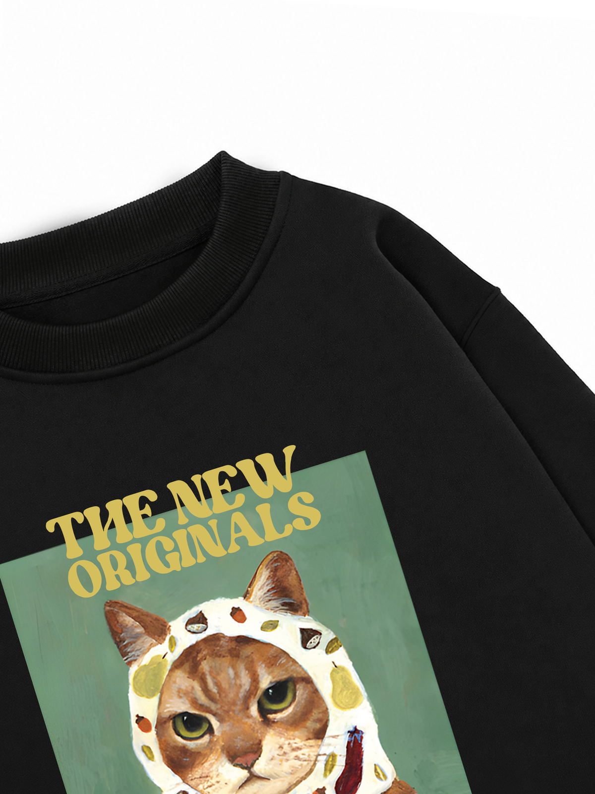Áo Sweater Nỉ Hai Da Lady Cat