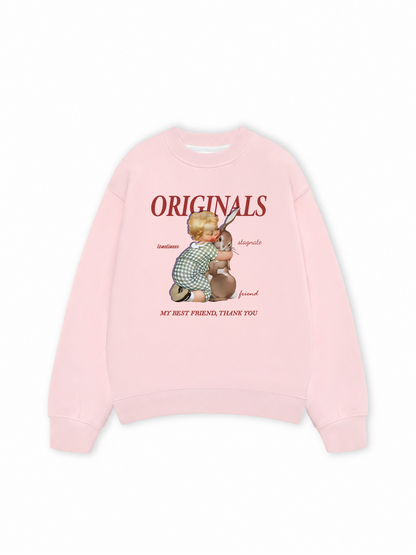 Áo Sweater Nỉ Hai Da My best friend