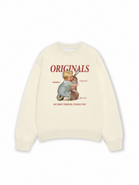 Áo Sweater Nỉ Hai Da My best friend