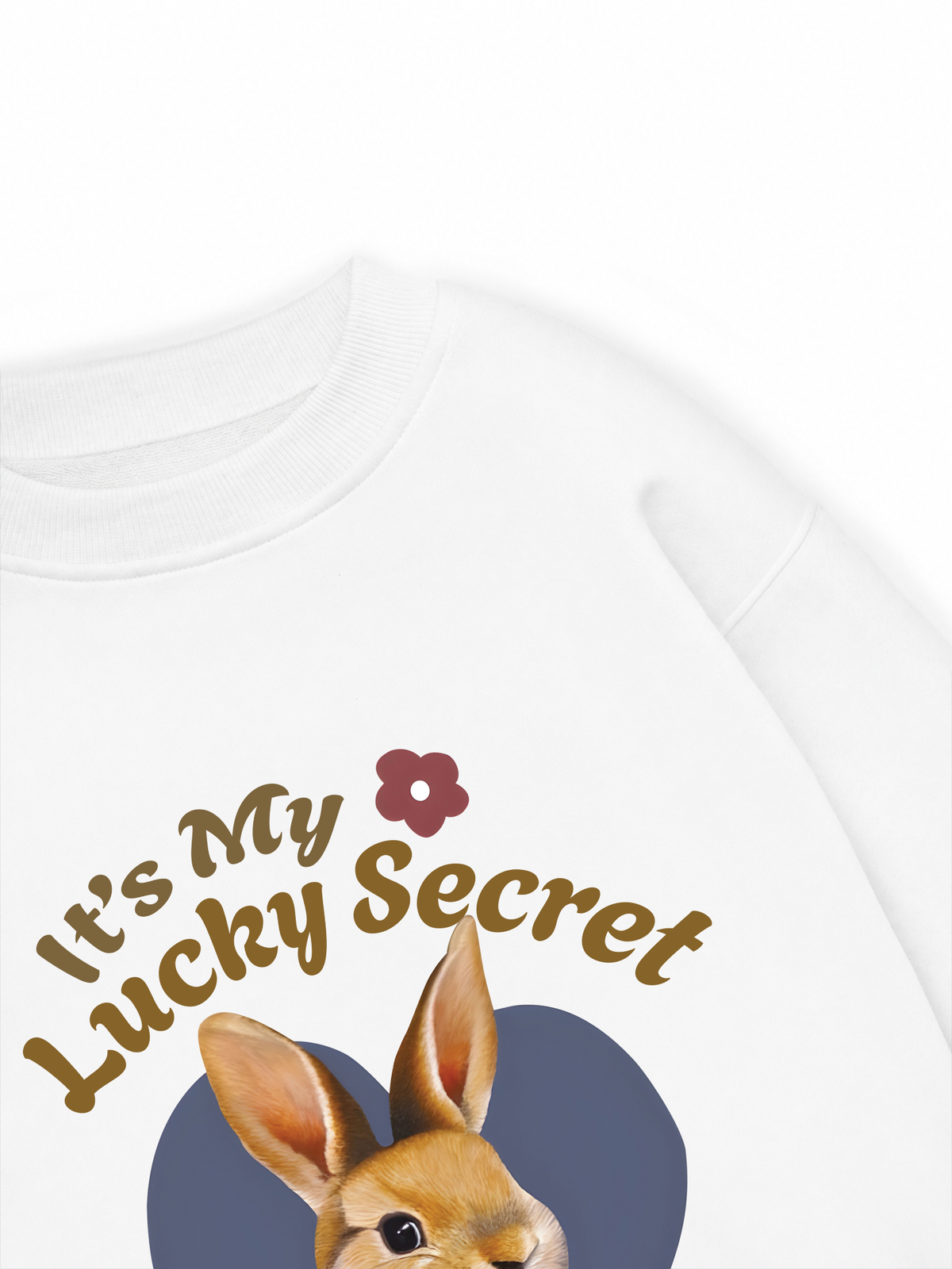 Áo Sweater Nỉ Hai Da It's my lucky secret